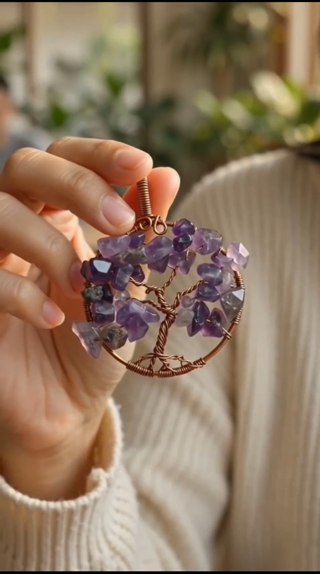 Milayanti Tree of Life Birthstone Necklace