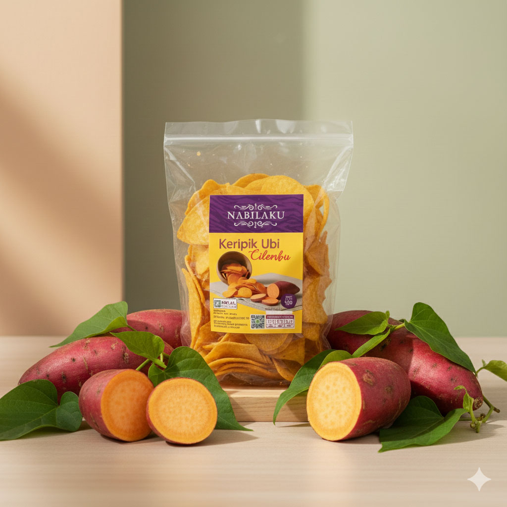 Promo Keripik Ubi Jalar Cilembu Original 150g – Telo Manis Renyah Sehat Kaya Betakaroten
