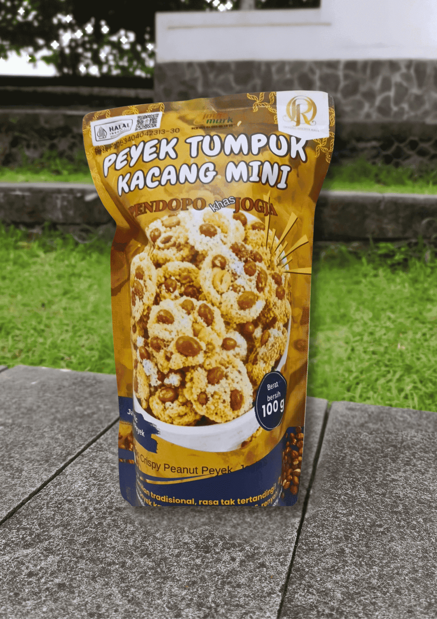 peyek tumpuk kacang mini