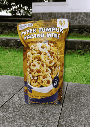 peyek tumpuk kacang mini