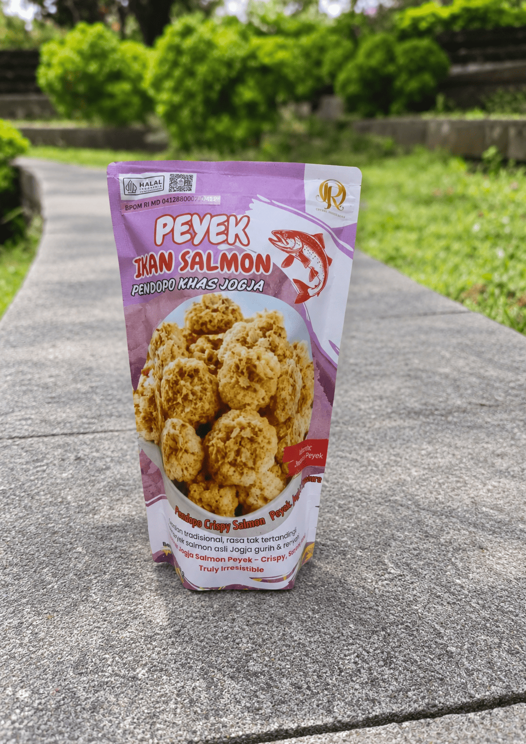 peyek ikan salmon