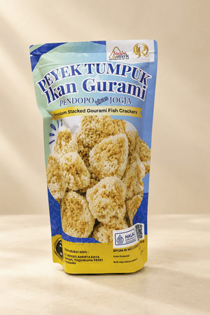 peyek tumpuk ikan gurami