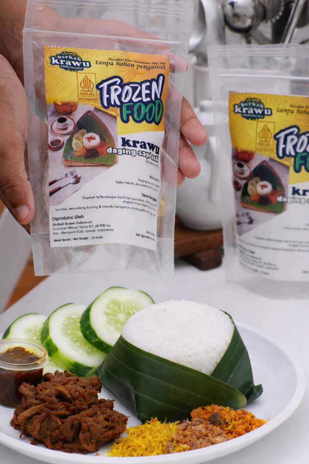 Frozen Food Krawu - Daging Sapi Asli