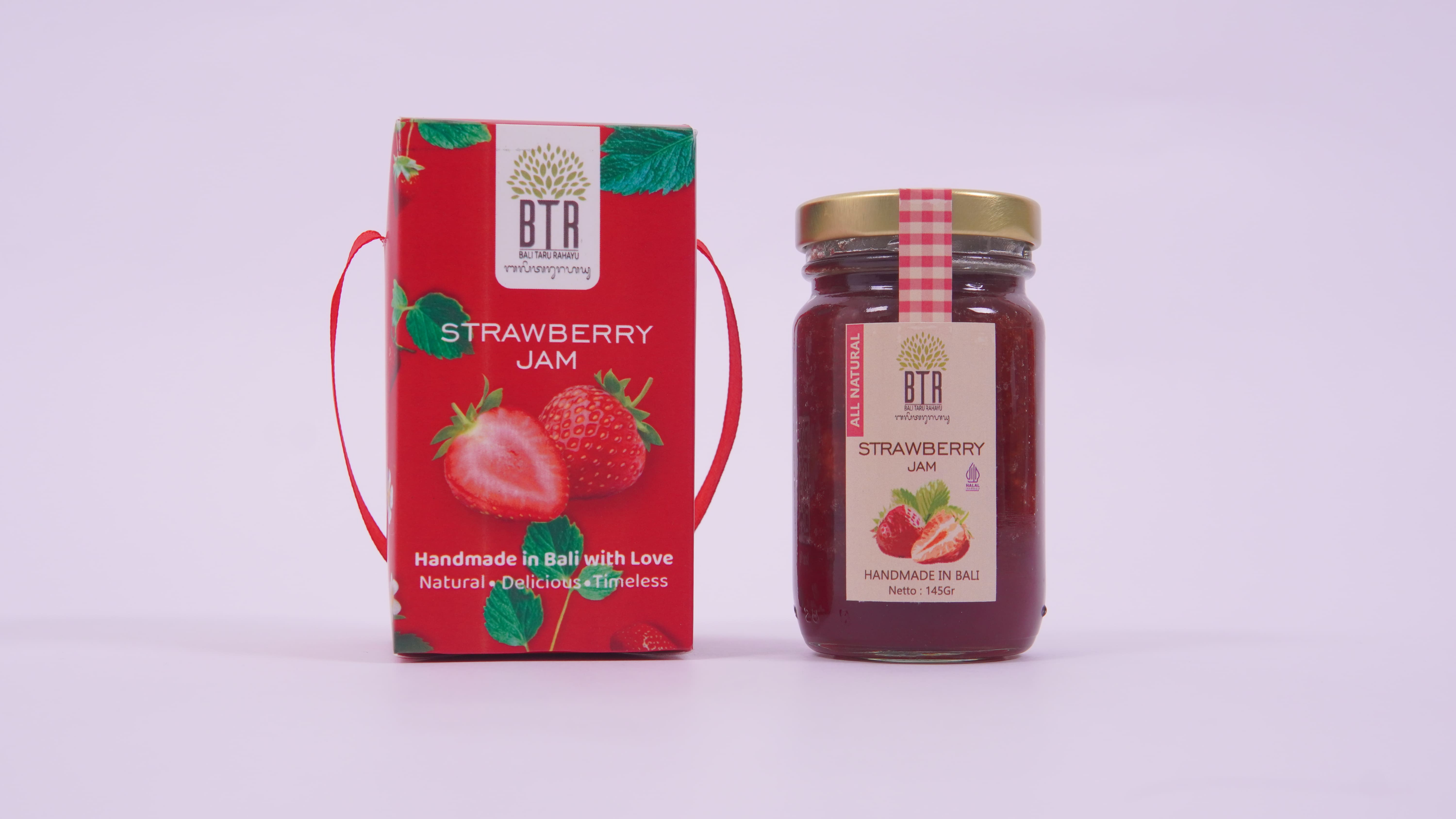 BTR Strawberry Jam 145 gram with exclusive box
