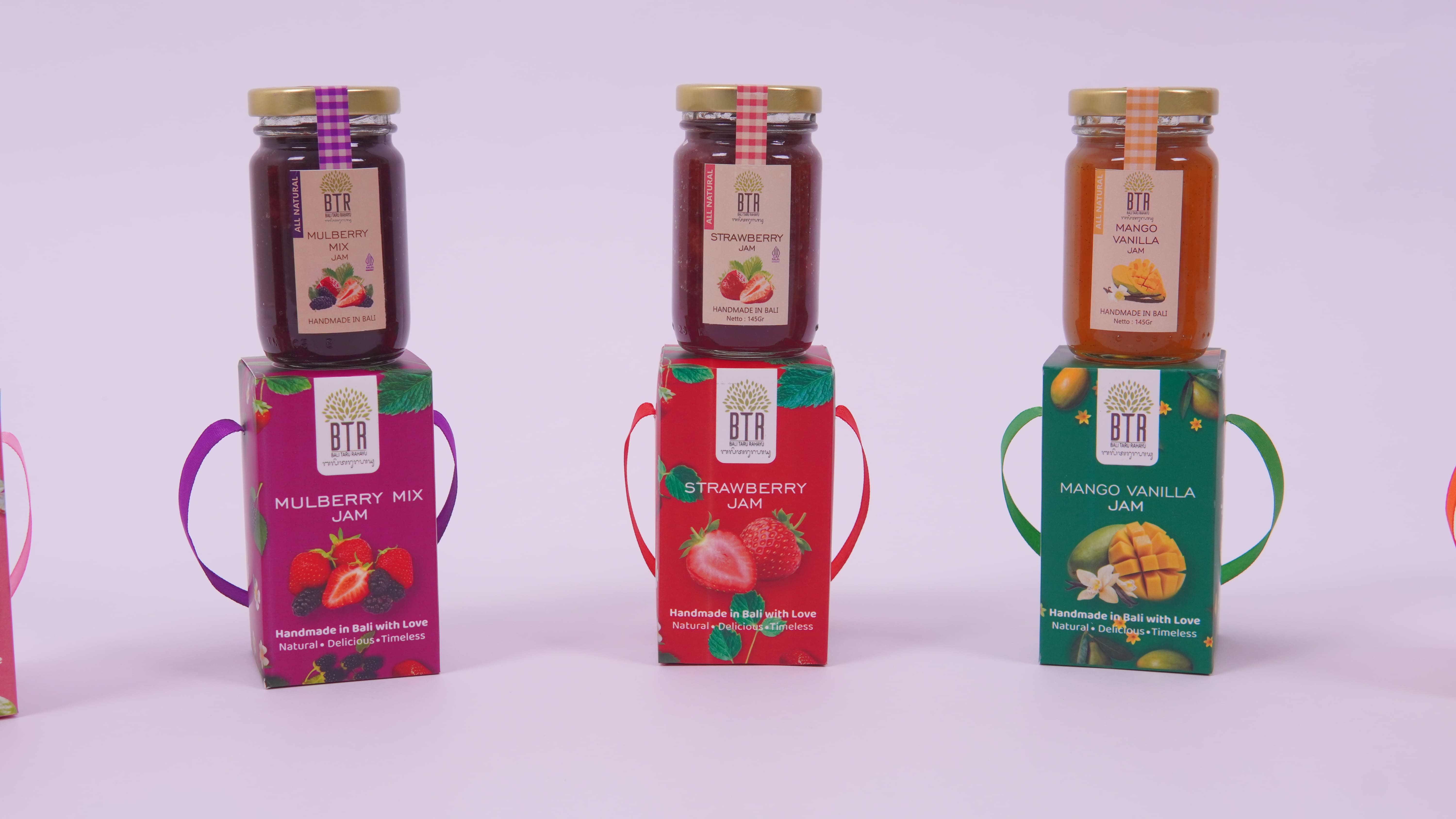 BTR Strawberry Jam 145 gram with exclusive box