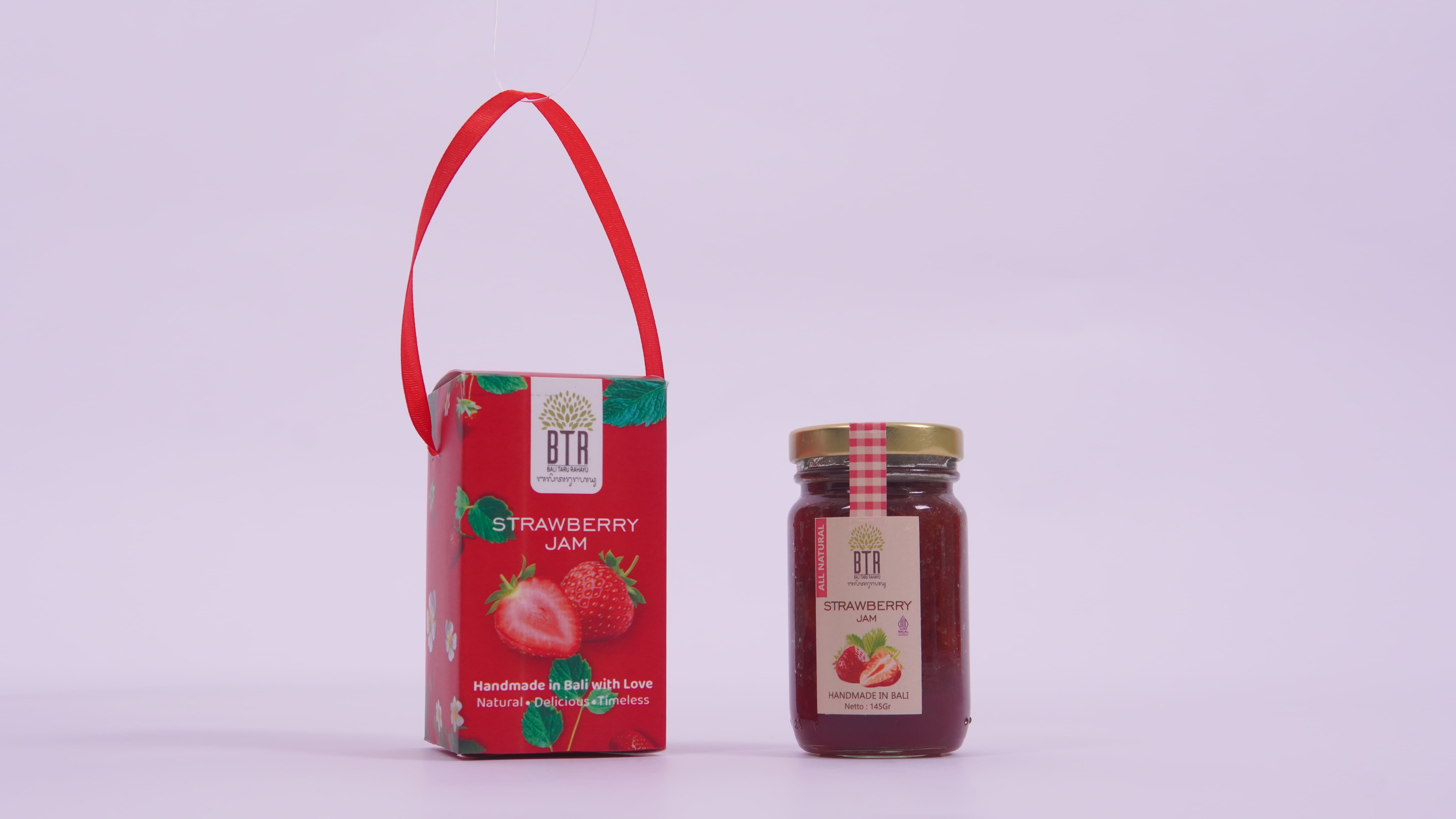BTR Strawberry Jam 145 gram with exclusive box