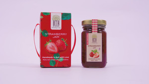 BTR Strawberry Jam 145 gram with exclusive box