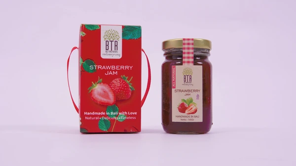 BTR Strawberry Jam 145 gram with exclusive box