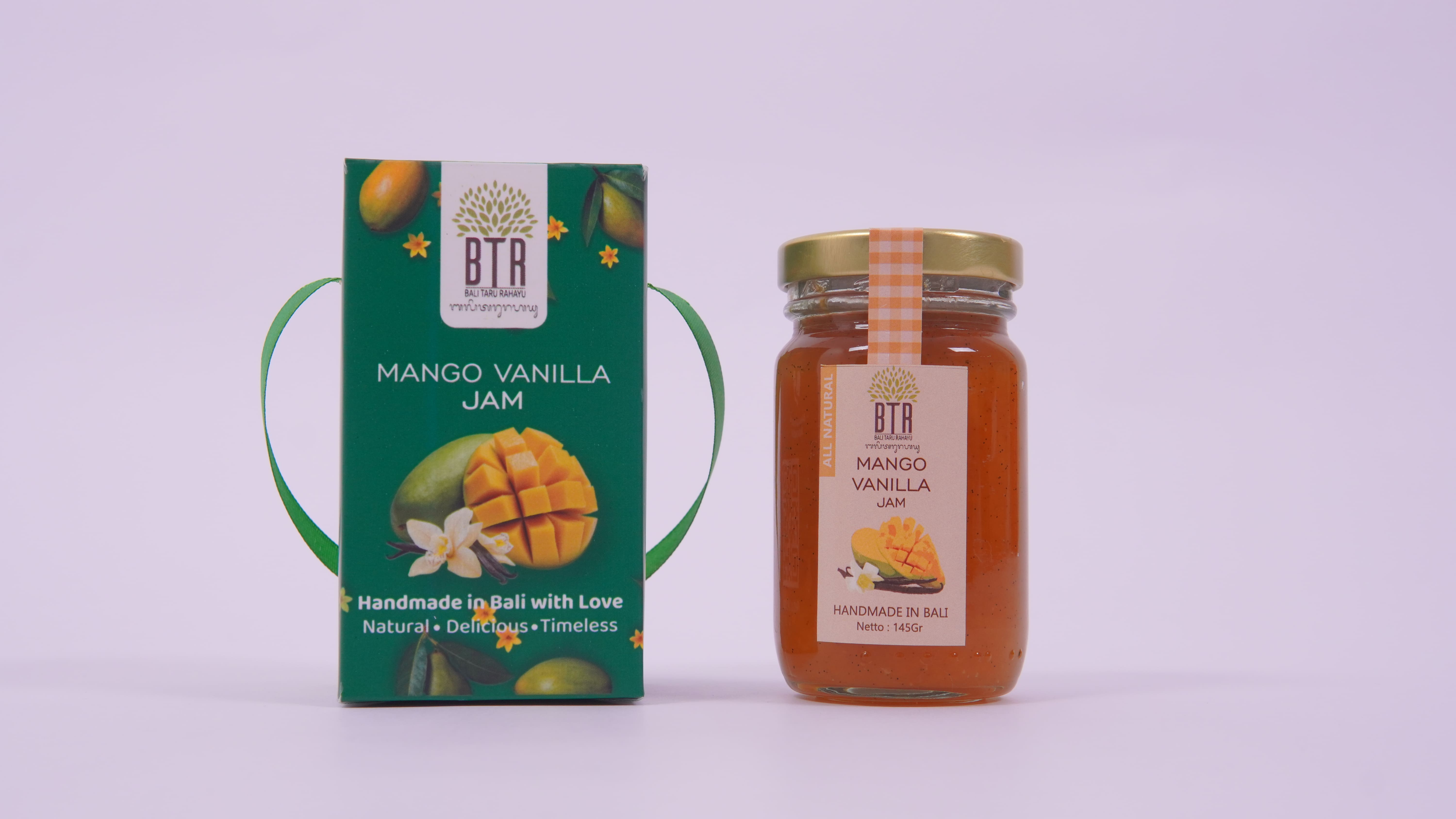 BTR Mango Vanilla Jam 145 gram with Exclusive Box