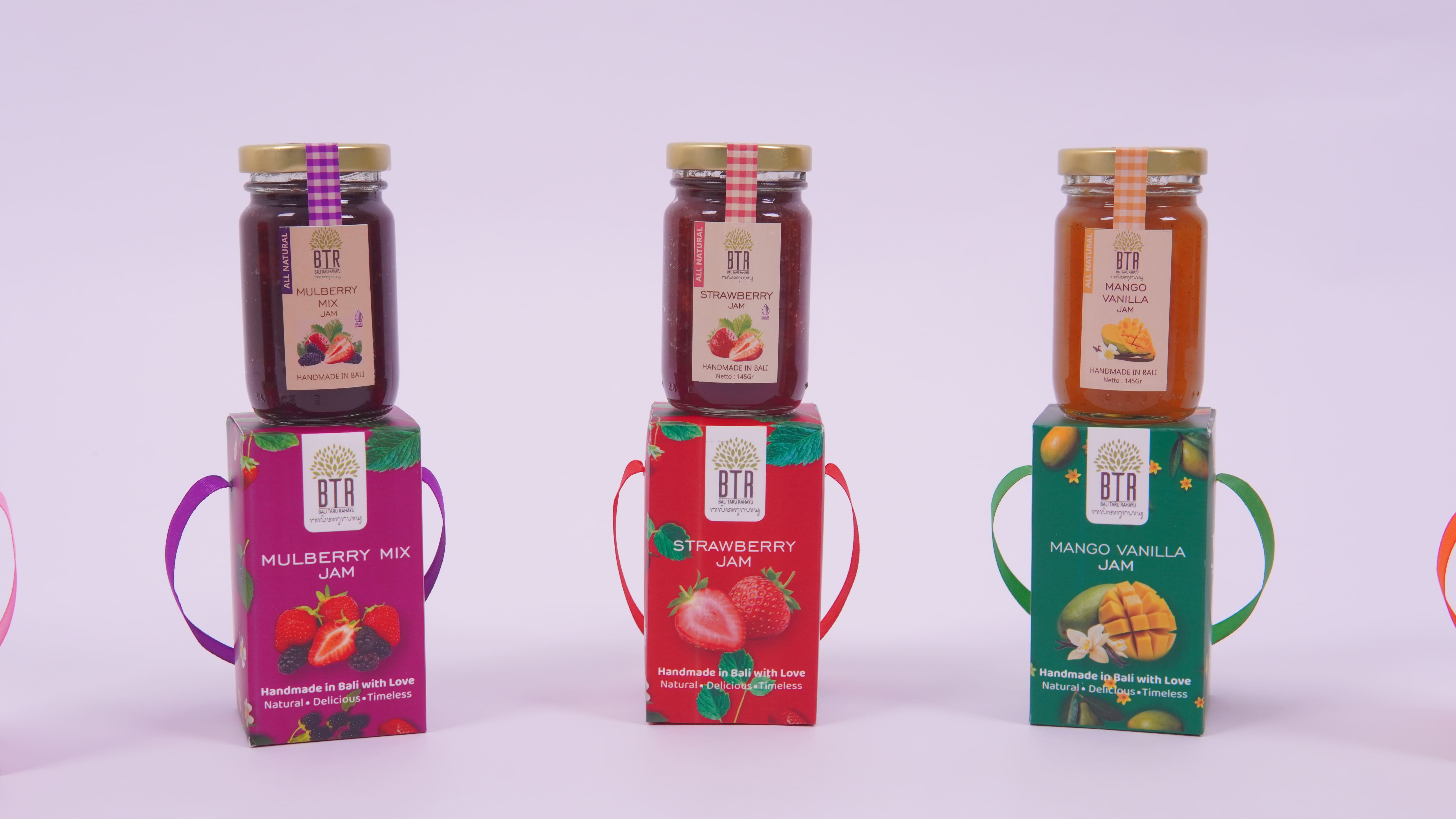 BTR Mango Vanilla Jam 145 gram with Exclusive Box