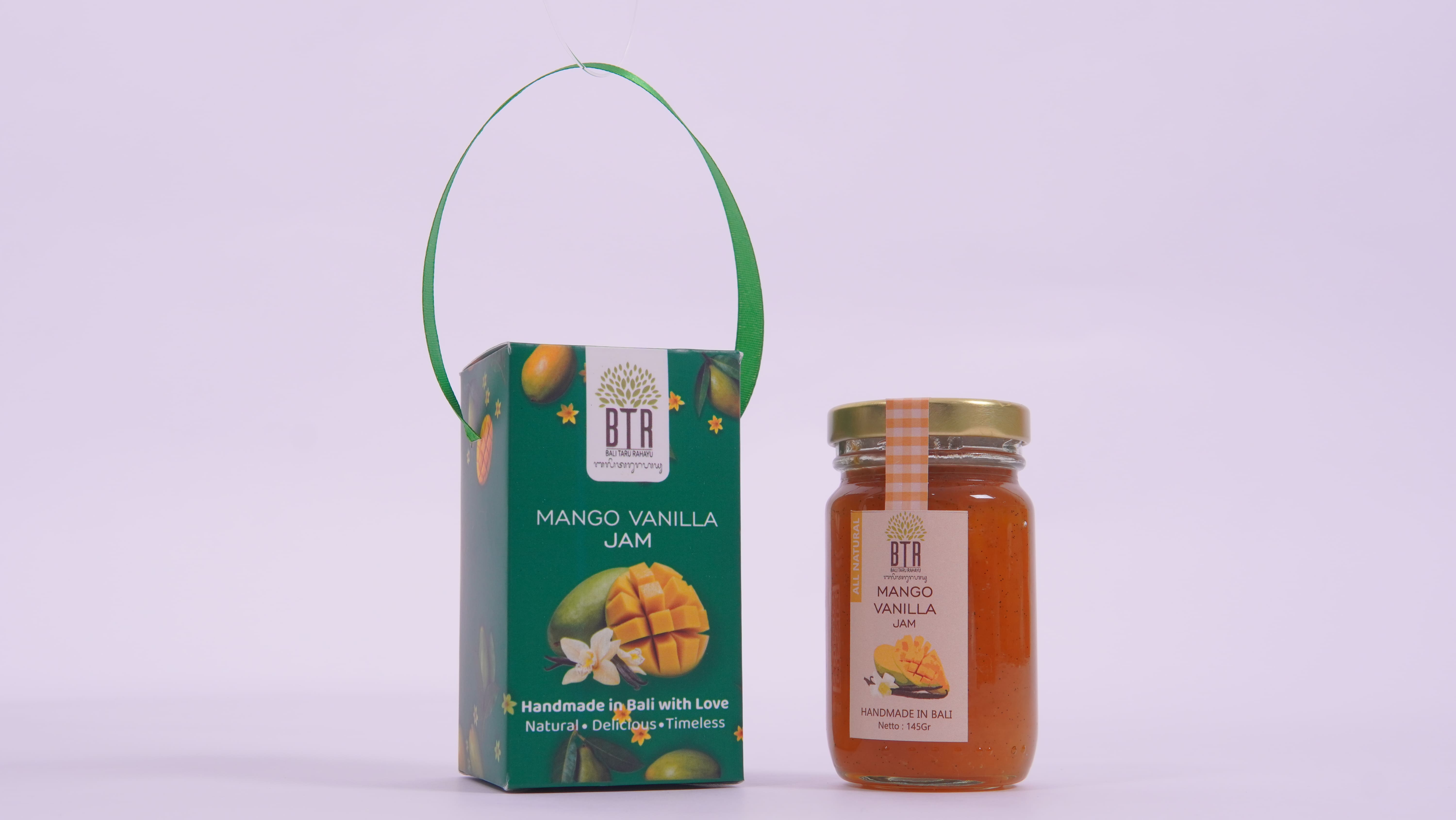 BTR Mango Vanilla Jam 145 gram with Exclusive Box