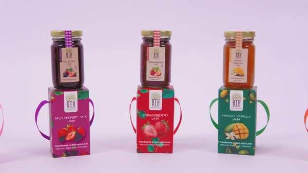 BTR Mango Vanilla Jam 145 gram with Exclusive Box