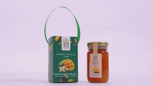 BTR Mango Vanilla Jam 145 gram with Exclusive Box
