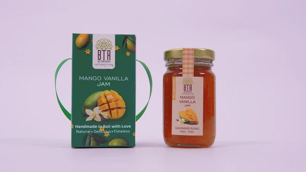 BTR Mango Vanilla Jam 145 gram with Exclusive Box