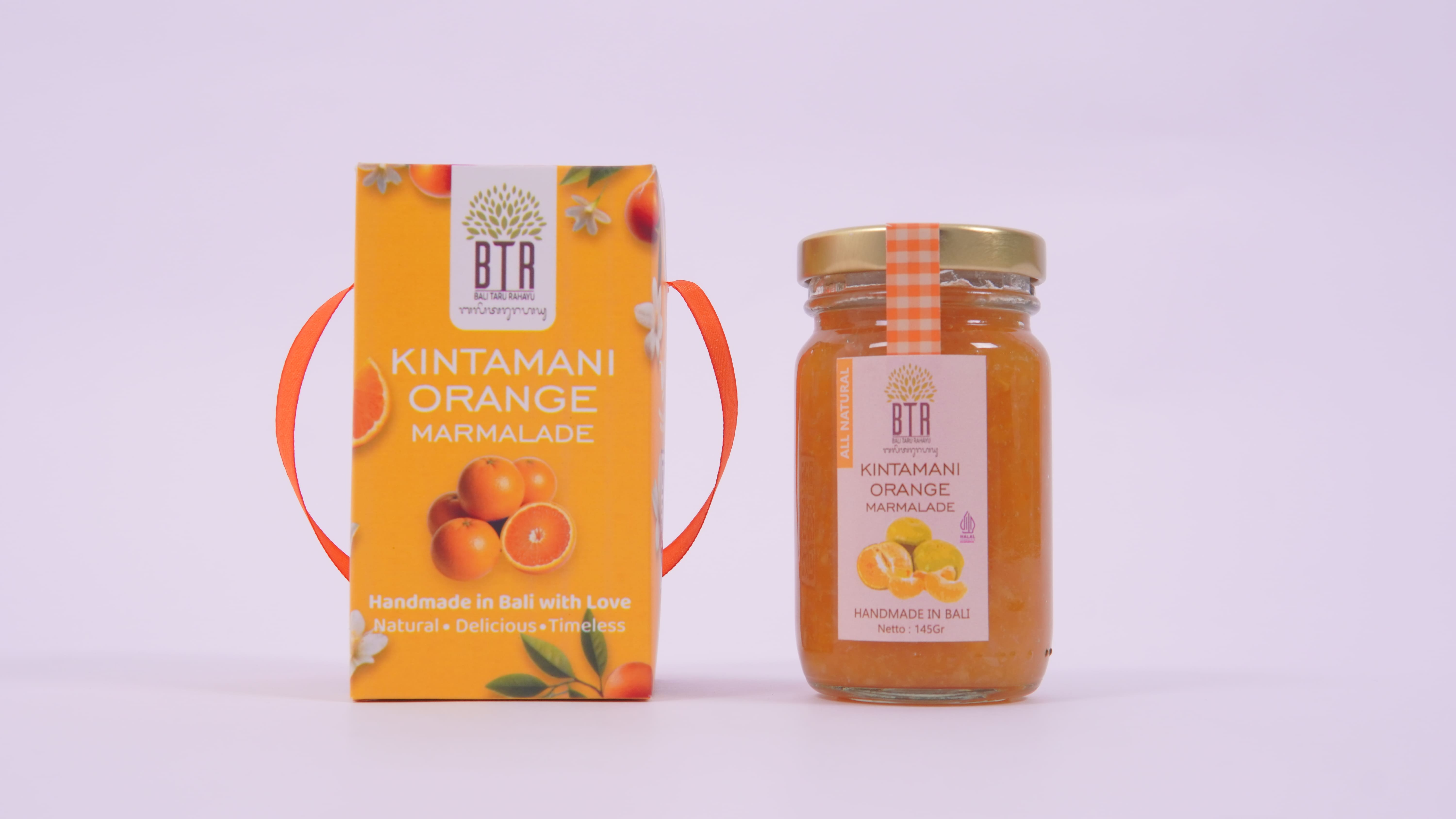 BTR Kintamani Orange Marmalade 145 gram with Exclusive Box