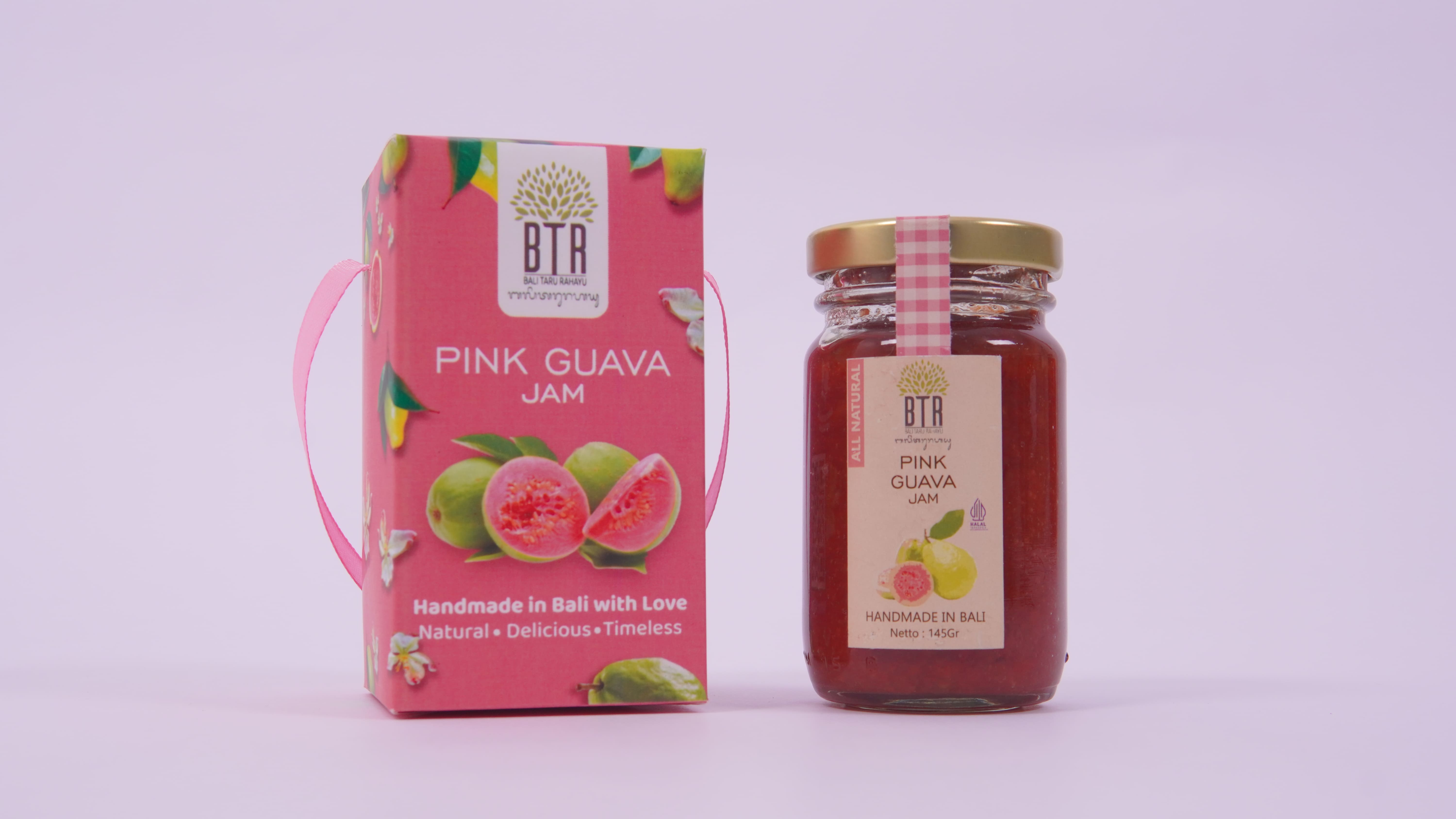 BTR Pink Guava Jam 145 gram with Exclusive Box