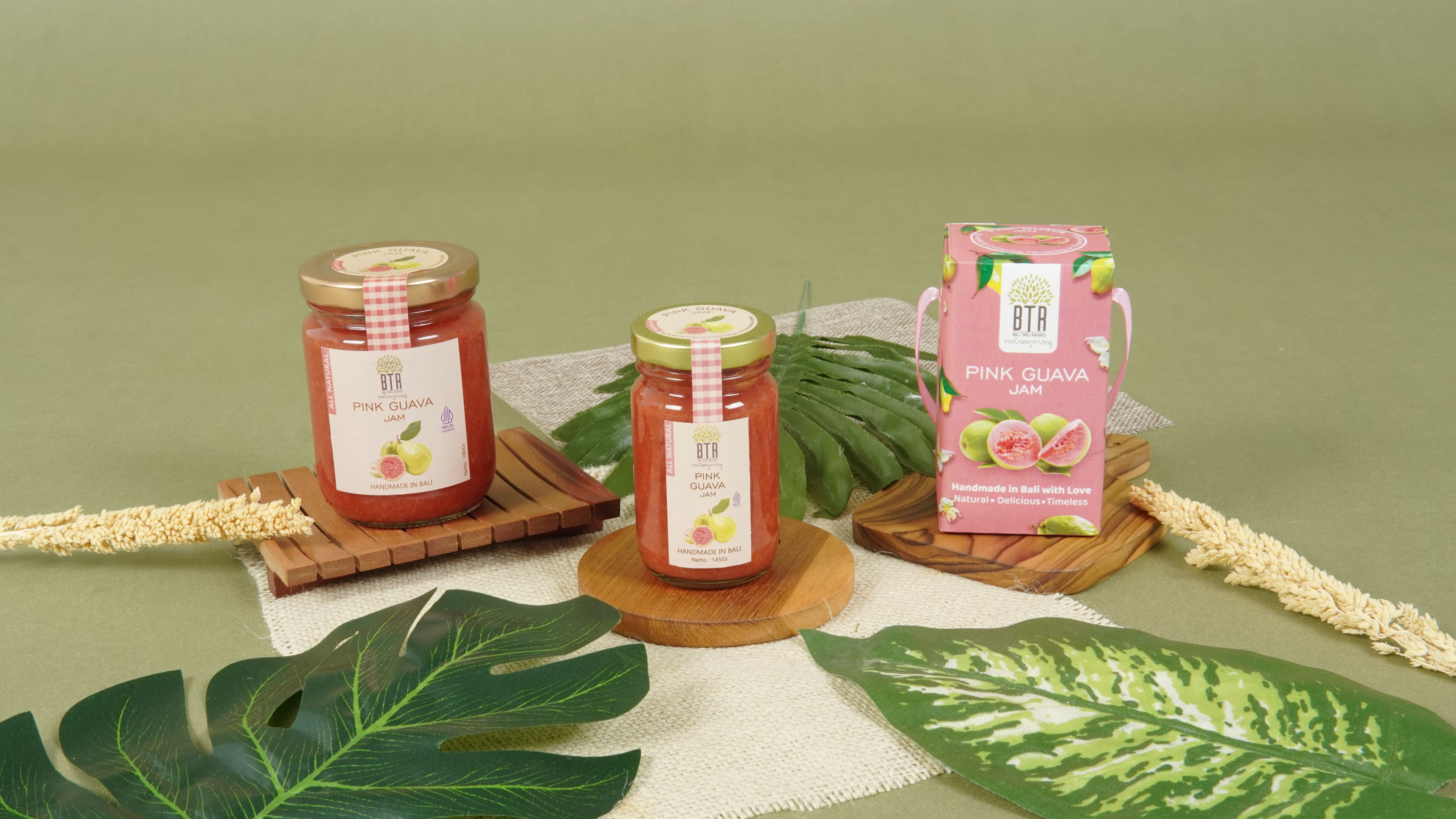 BTR Pink Guava Jam 145 gram with Exclusive Box