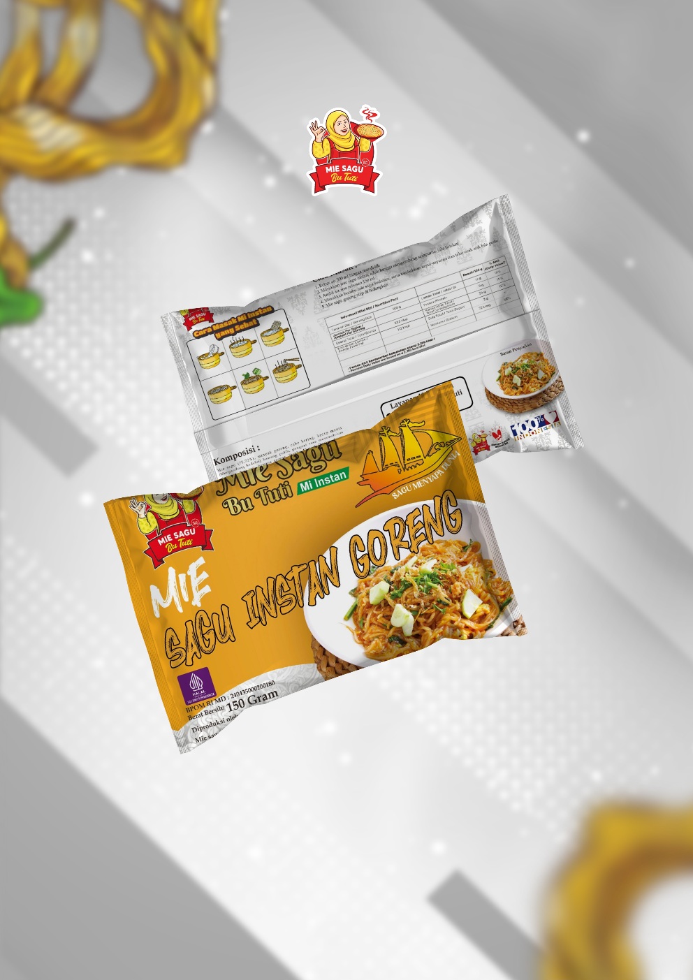 Mie Sagu Instan Bu Tuti