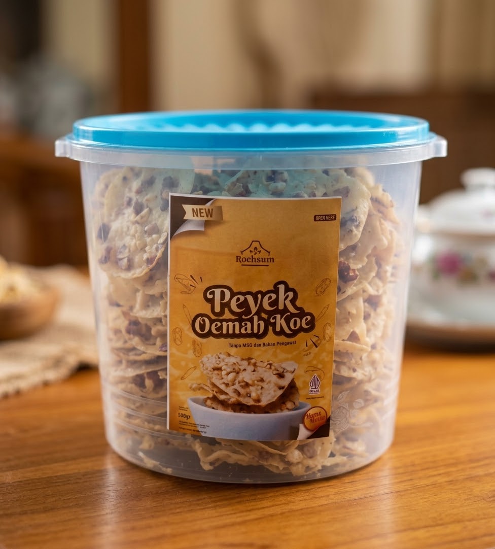 Peyek Oemah Koe Toples 5L