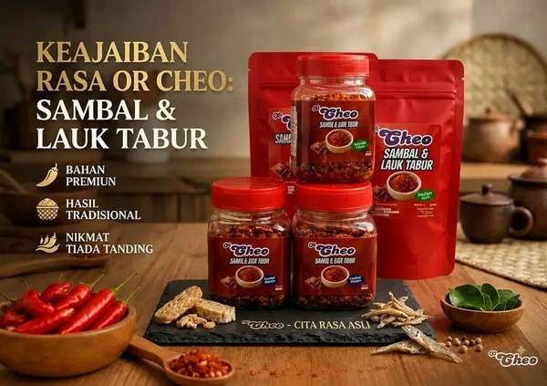 Sambal dan lauk tabur varian teri