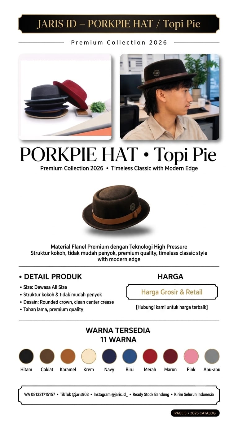 Topi Pie / Pie Hat