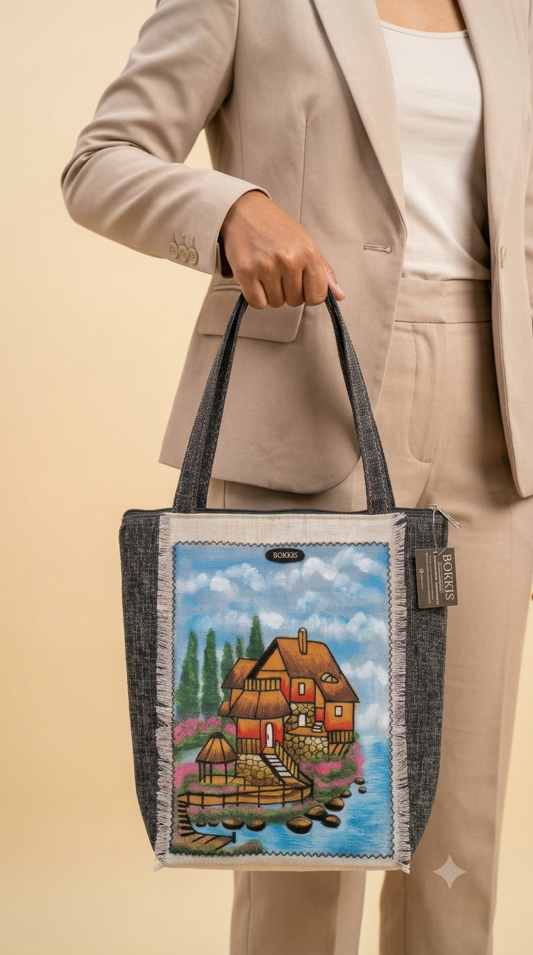 Tote Bag Bordir Lukis