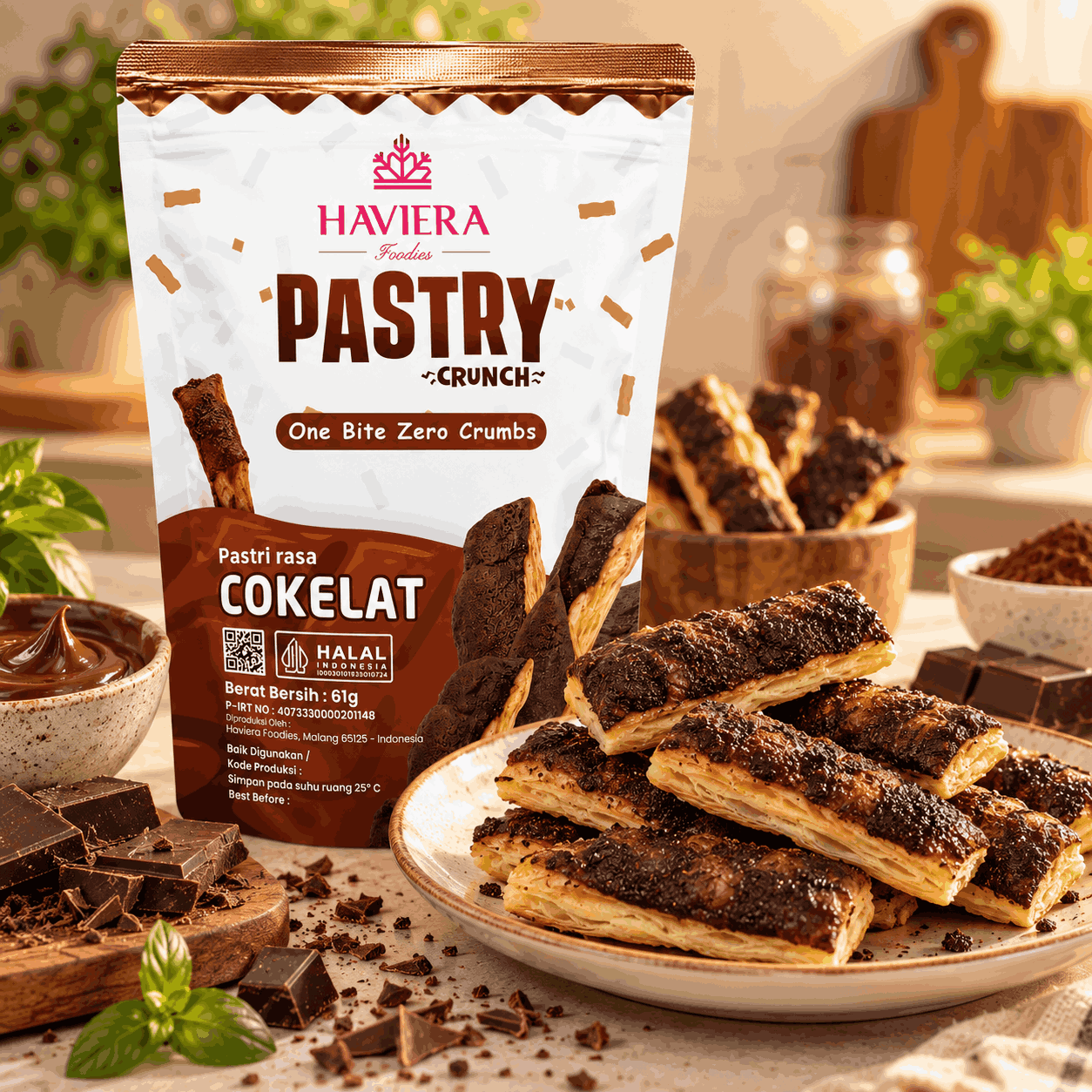 Pastry Crunch Rasa Cokelat