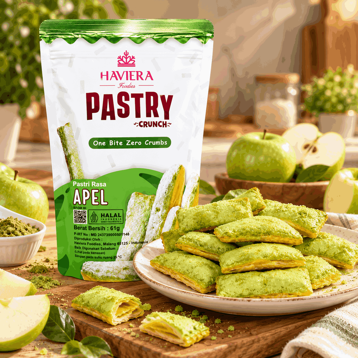 Pastry Crunch Rasa Apel
