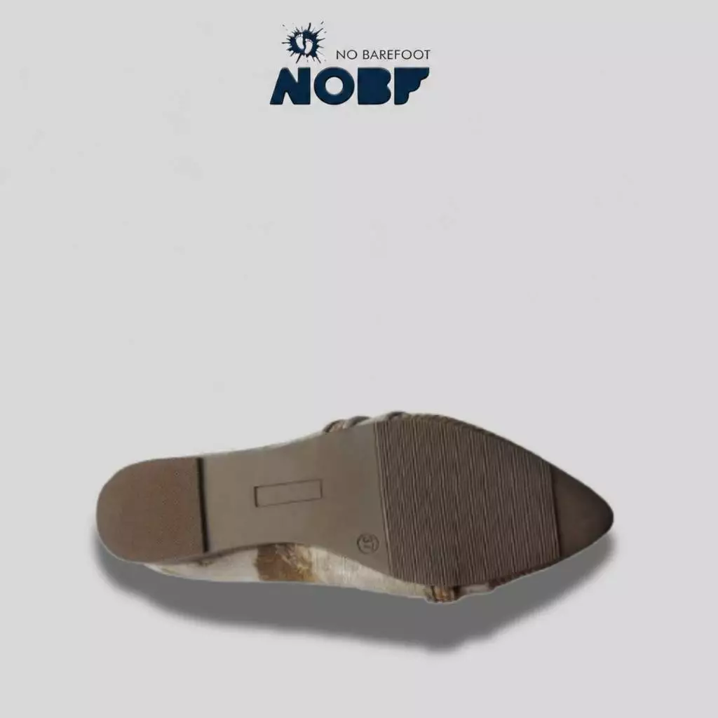 Sepatu Flat Wanita Motif Daun Alami Handmade – Natural Dye (Ecoprint)