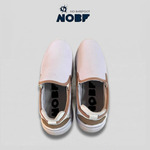 NOBF Sepatu Wanita Slip On Sneakers Casual Ringan Nyaman Sporty Tanpa Tali