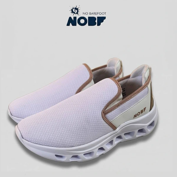 NOBF Sepatu Wanita Slip On Sneakers Casual Ringan Nyaman Sporty Tanpa Tali