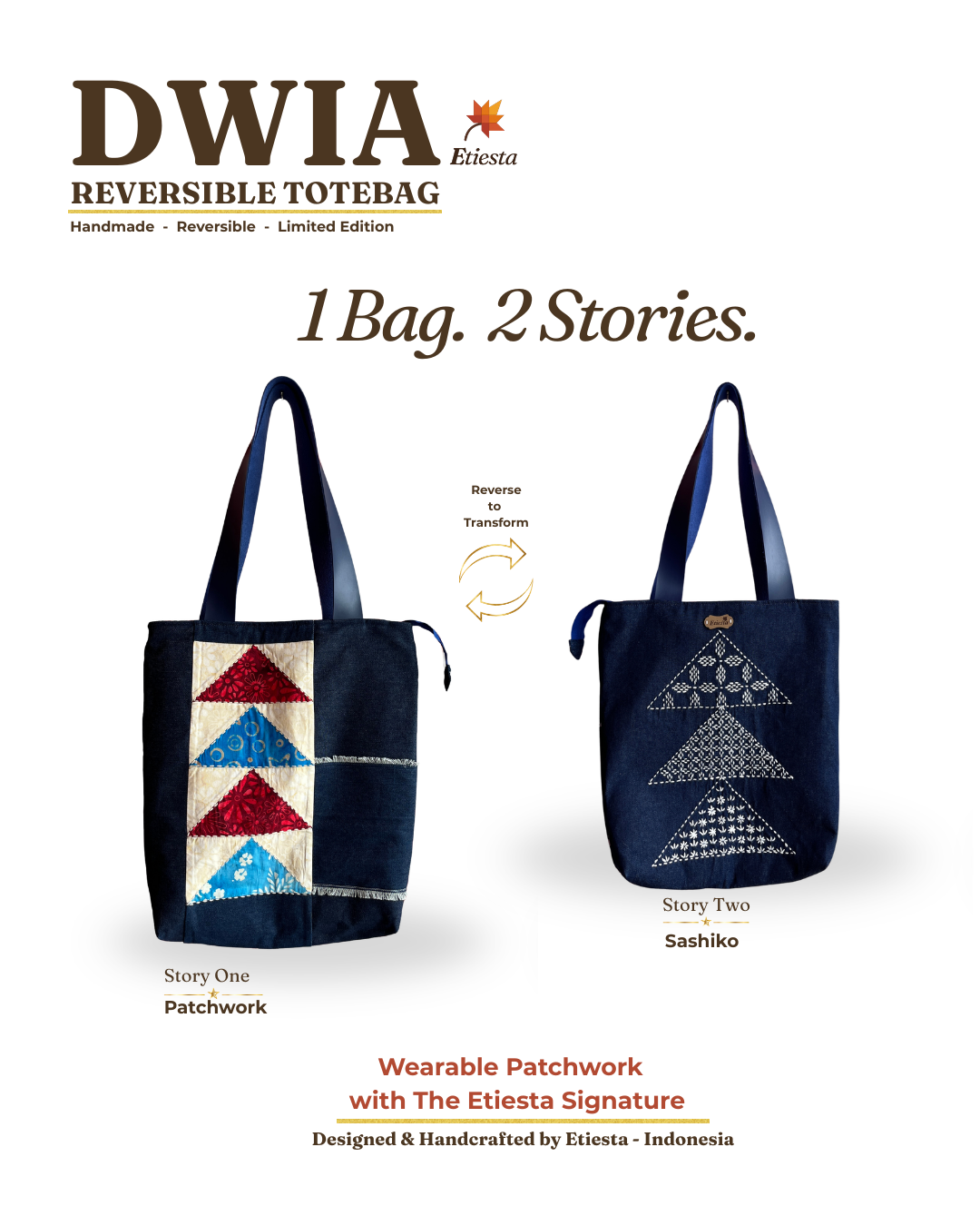 DWIA Reversible Artisan Totebag
