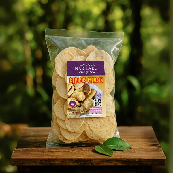 Cemilan Keripik Menjes Kripik Tempe Menjes  ORIGINAL RENYAH 100g