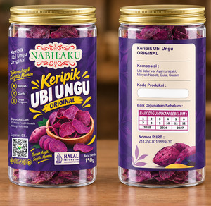 TBG Keripik Ubi Jalar Ungu Original 150g – Renyah, Bebas MSG, Kaya Antioksidan