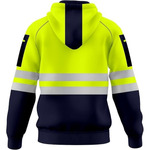 OTRAHUM Jaket Jamper Sweater Tactical Sweatshirt Hoodie Safety Hivis Baju Kerja Lapangan Engineer Multifungsi Waterproof Windproof Bahan Bonding Softshell 3layers High Visibility