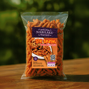 Stik Basreng Pedas Daun Jeruk 150g – Camilan Kriuk, Gurih, Renyah NABILAKU