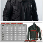 OTRAHUM Black Edition Jaket Bomber Safety Hi-Vis High Visibility Reflectif Scothlite Hifiz Bahan Taslan Waterproof Windproof untuk Tambang Mining Engineer Teknisi Tentara Security Tactical Steward Patwal Riding