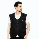 OTRAHUM Rompi Cargo Rescue Vest Lapangan Fotografer Wartawan Rescue Adventure Teknisi Engineer Tactical Mancing Waterproof Windproof Casual Kantong Banyak Bahan Twill Combat Furing Soft Mesh YKK Zipper
