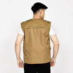OTRAHUM Rompi Cargo Rescue Vest Lapangan Fotografer Wartawan Rescue Adventure Teknisi Engineer Tactical Mancing Waterproof Windproof Casual Kantong Banyak Bahan Twill Combat Furing Soft Mesh YKK Zipper