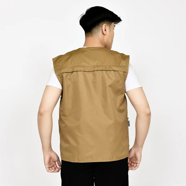 OTRAHUM Rompi Cargo Rescue Vest Lapangan Fotografer Wartawan Rescue Adventure Teknisi Engineer Tactical Mancing Waterproof Windproof Casual Kantong Banyak Bahan Twill Combat Furing Soft Mesh YKK Zipper