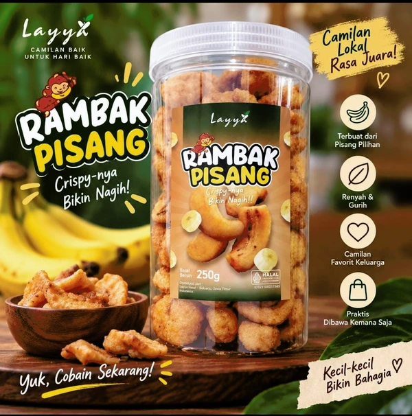 Rambak Pisang Toples