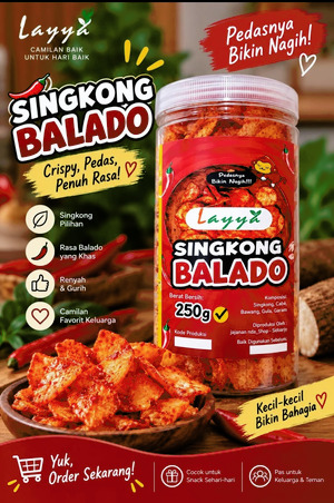 Singkong Balado Toples