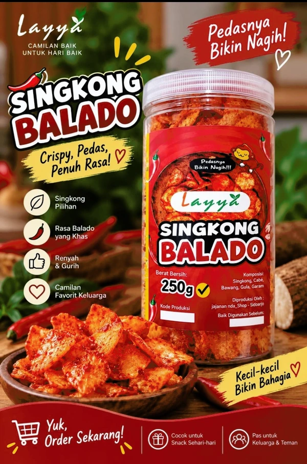Singkong Balado Toples