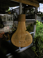 Kap Lampu Rotan