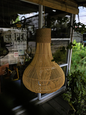 Kap Lampu Rotan