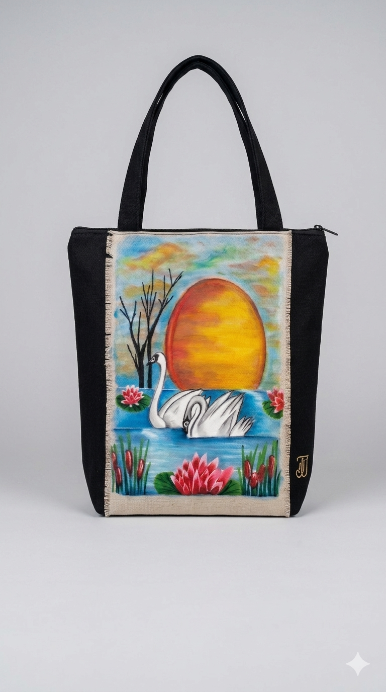Tote Bag Lukis Handmade