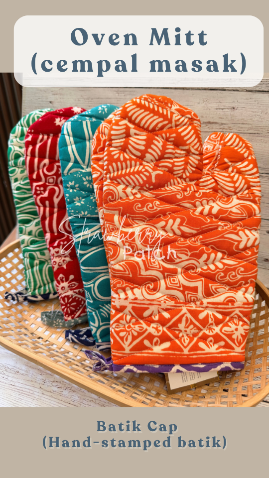 Cempal Tangan/Oven Mitt Batik Cap