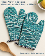 Cempal Tangan/Oven Mitt Batik Cap
