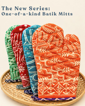 Cempal Tangan/Oven Mitt Batik Cap