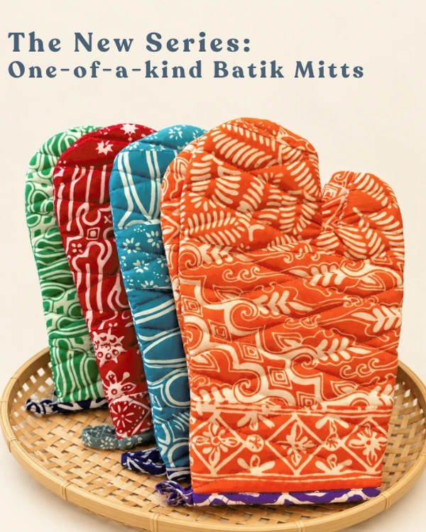 Cempal Tangan/Oven Mitt Batik Cap